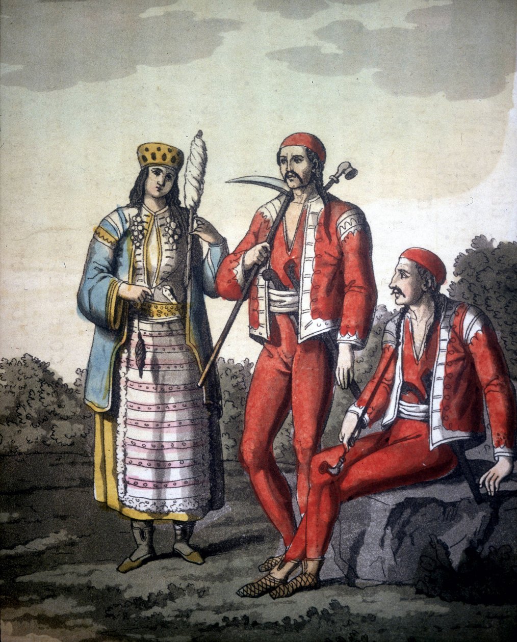 Ushcocci-pirater, der bor i Dalmatien. af Unknown artist
