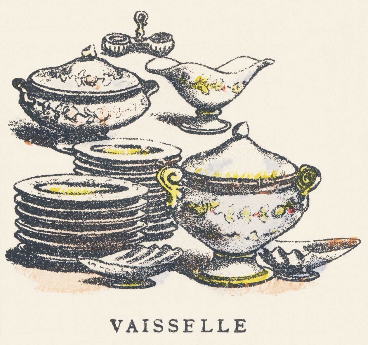 V: porcelæn af Unknown artist