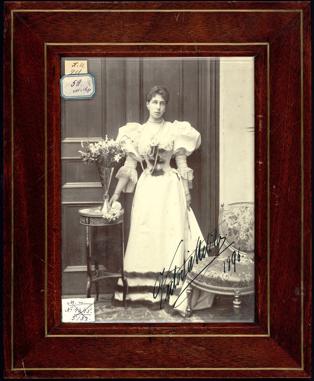 Victoria Melita de Saxe Cobourg-Gotha - Prinsesse Victoria Melita af Saxe-Coburg og Gotha (1876-1936), Anonym. Sølv gelatine fotografering af Unknown artist