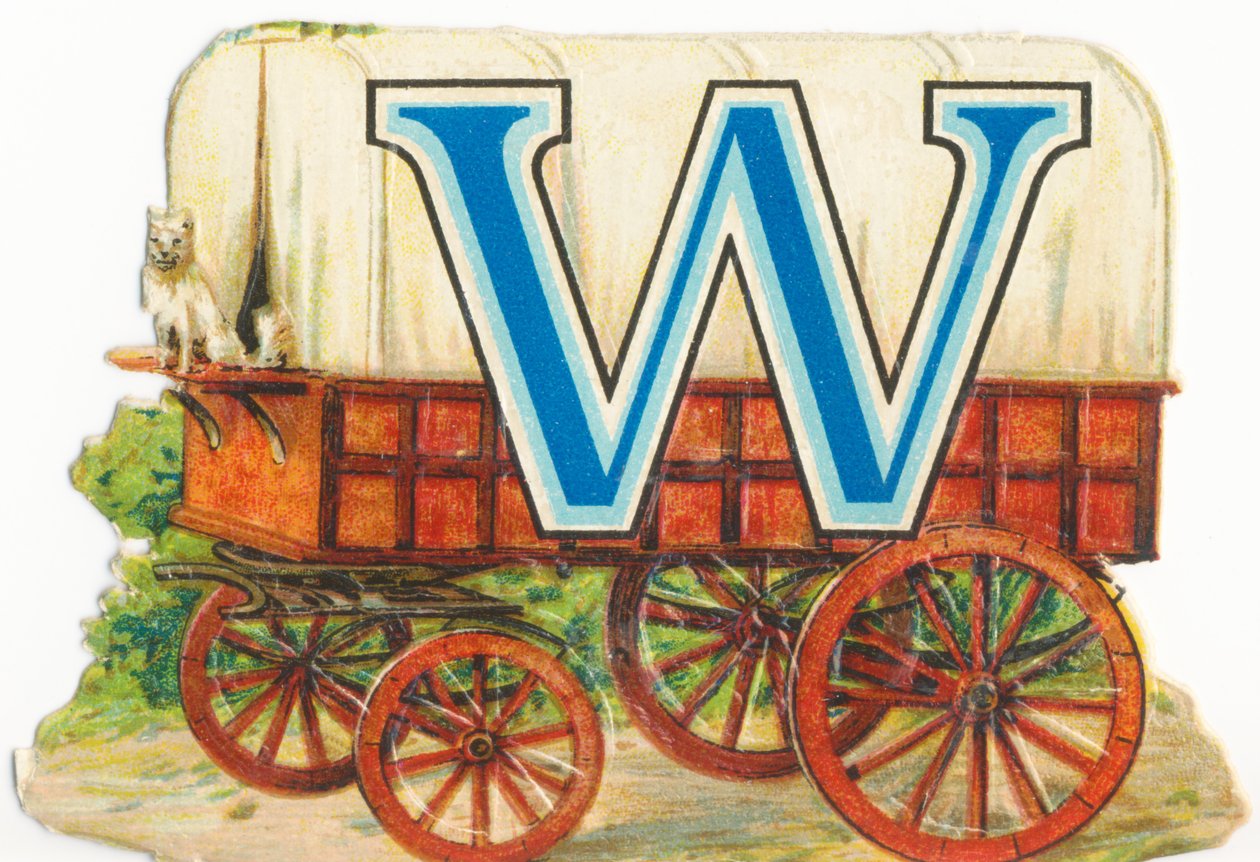 W: Vogn af Unknown artist