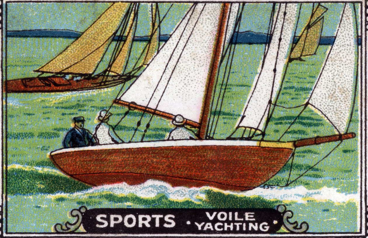 Vandsport: sejlads. af Unknown Artist