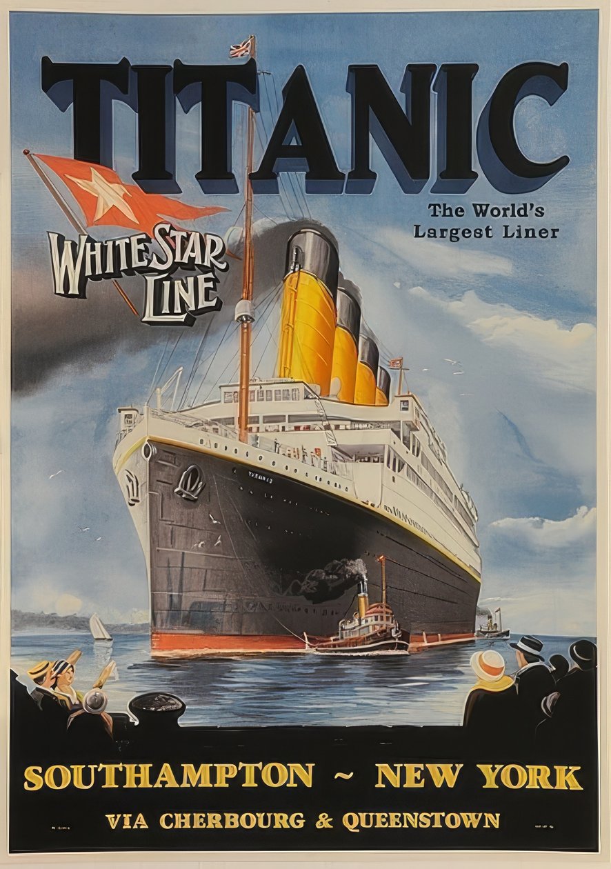 White Star Line. Titanic. Um 1911 af Unknown