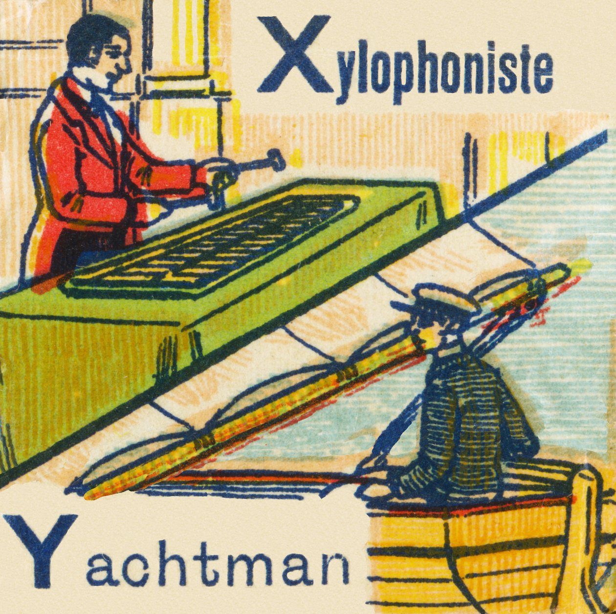 X som Xylophonist Y som Yachtman af Unknown artist