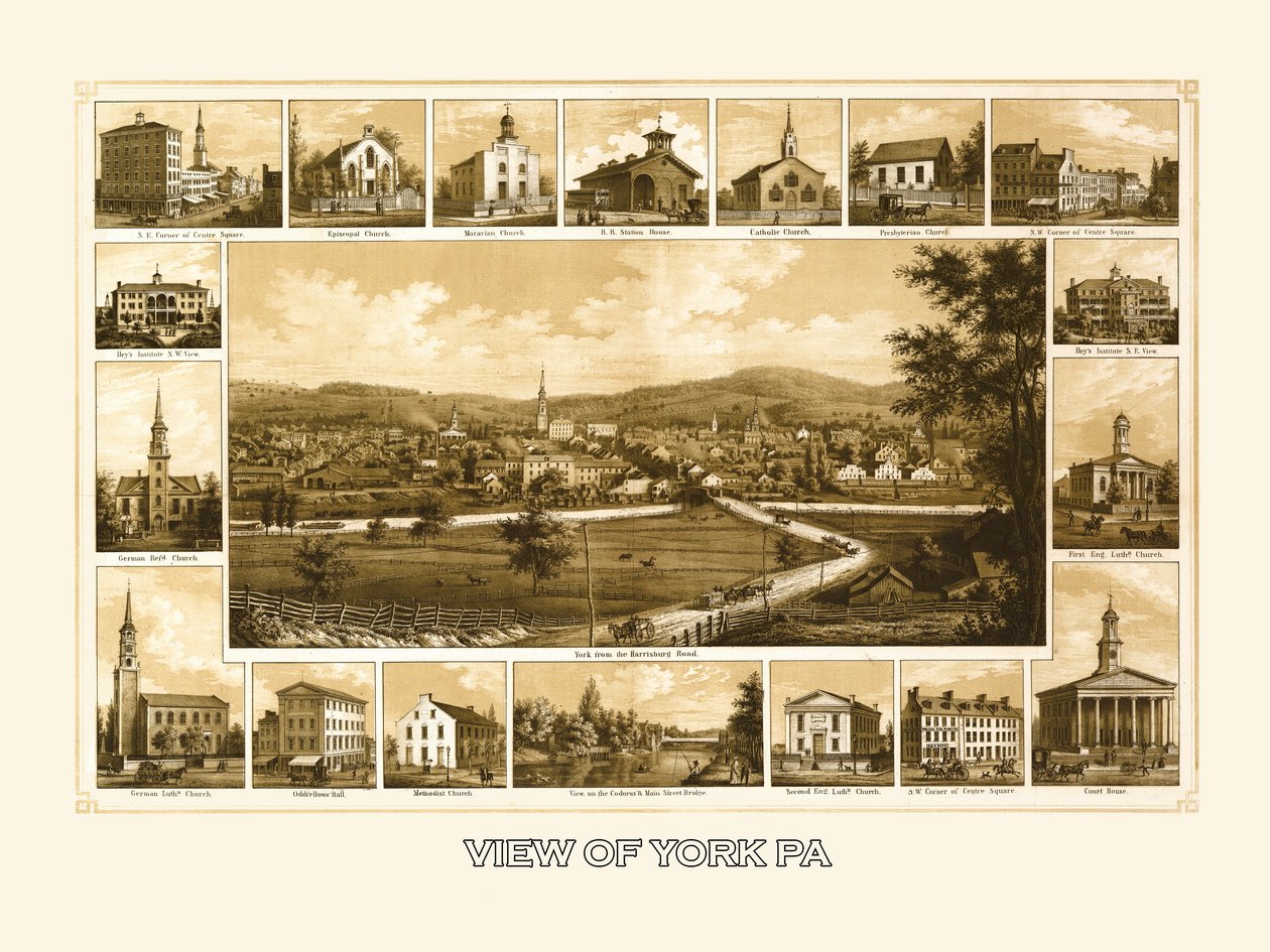York, Pennsylvania af Unknown Artist