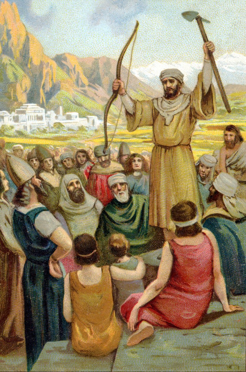 Zarathoustra underviser i den bedste måde at arbejde på af Unknown artist