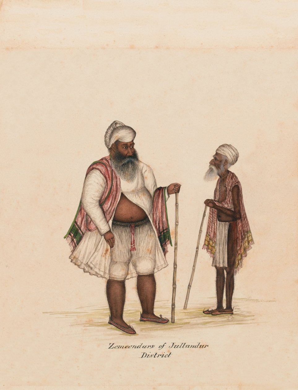 ? Zemendars of Jullundur District ?, 1850 ca af Unknown
