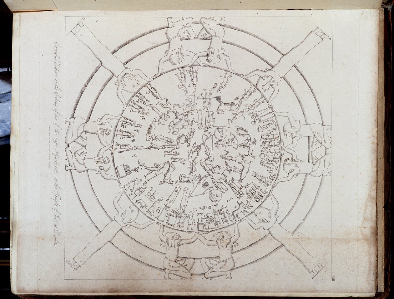 Stjernetegn i "" Det gamle og moderne Egypten: Hamilton Atlas"" af Unknown artist