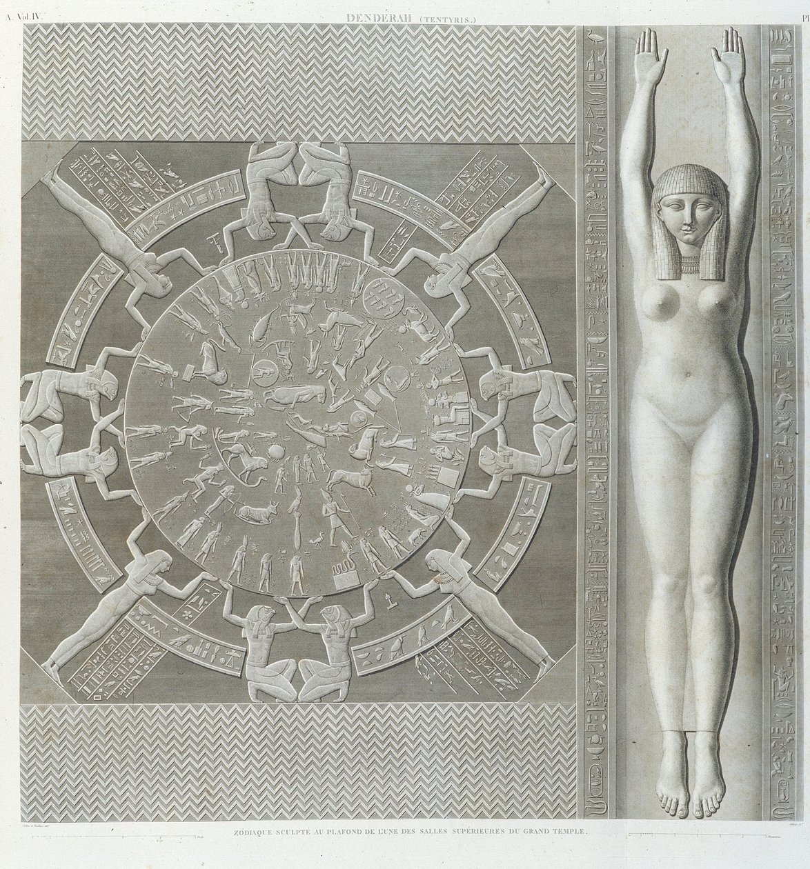 Zodiacs i "" Description of Egypt"", Imperial Editions af Unknown artist