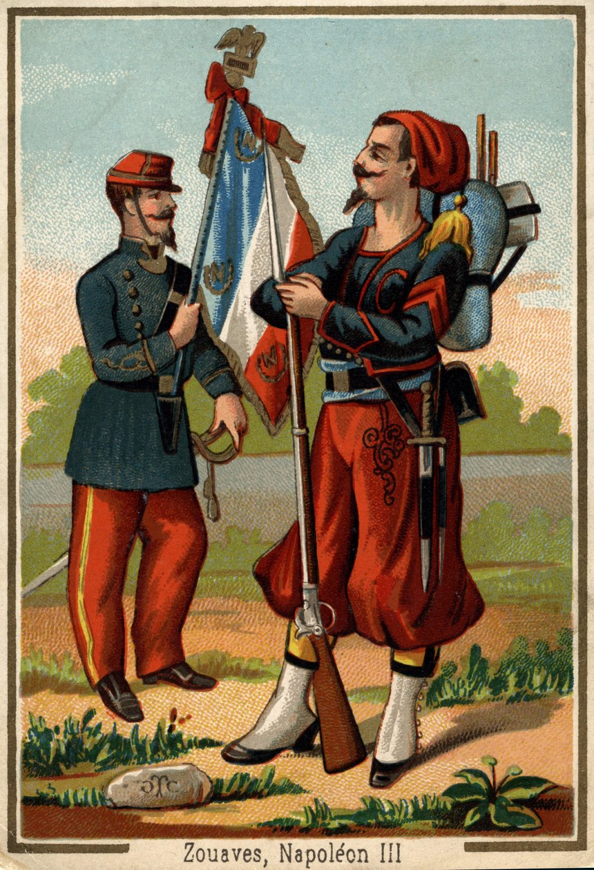 Zouave-kostume på Napoleon III