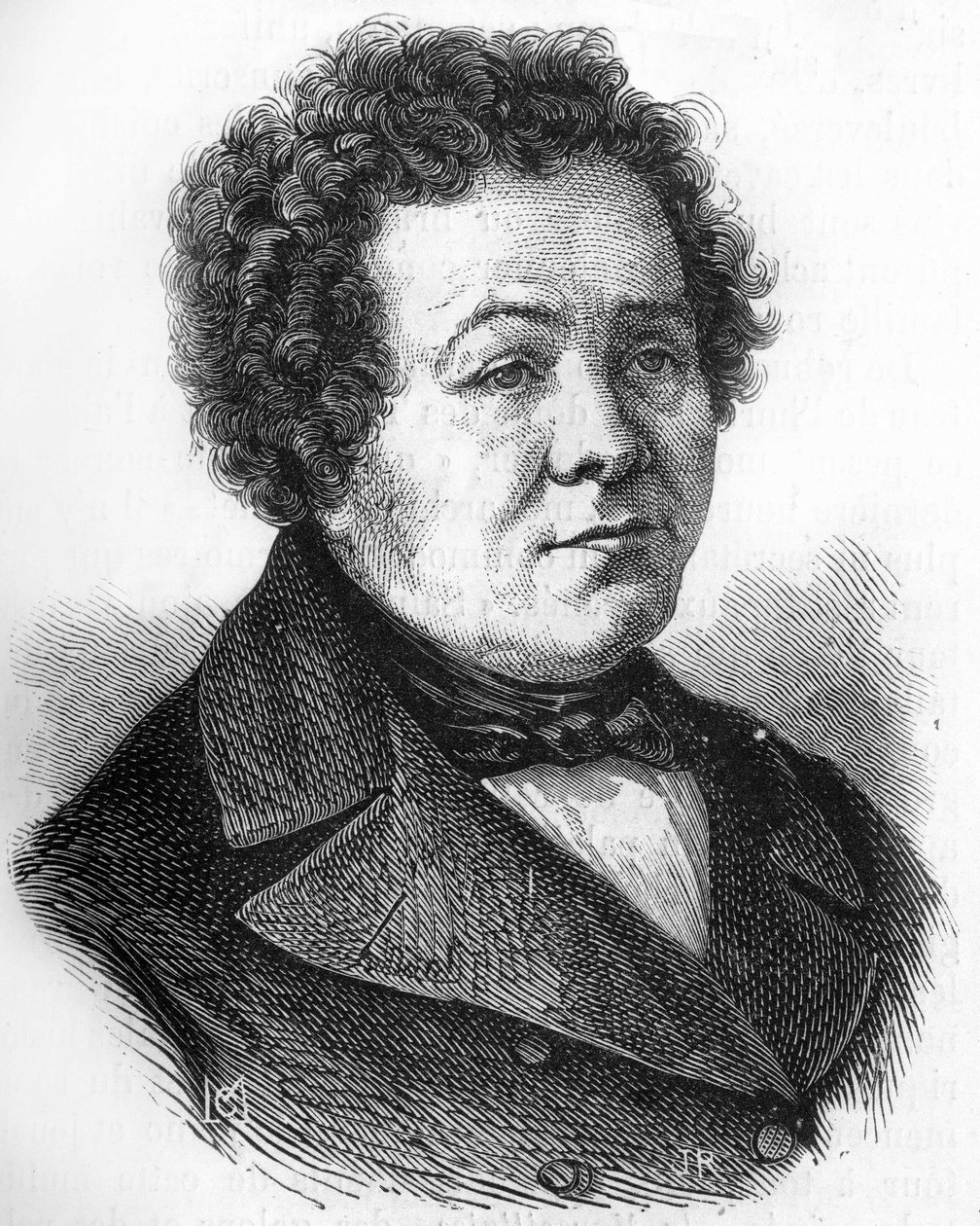 portræt af Adolphe Crémieux (1796-1880), fransk politiker. af Unknown artist