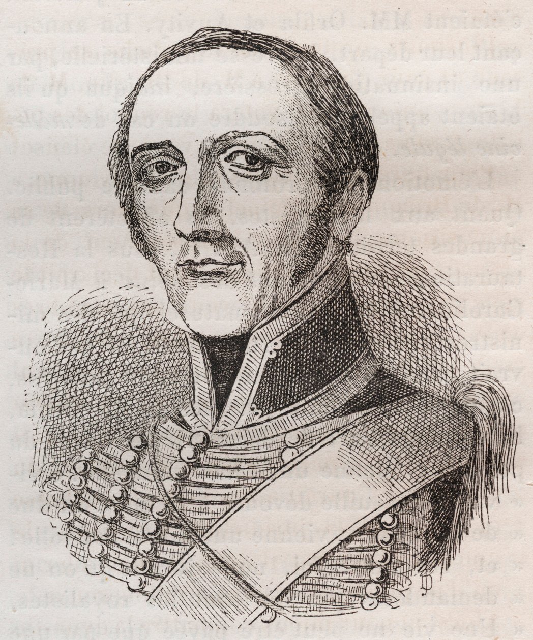 portrait of Armand Francois Bon Claude, Earl of Bricquevilledani af Unknown