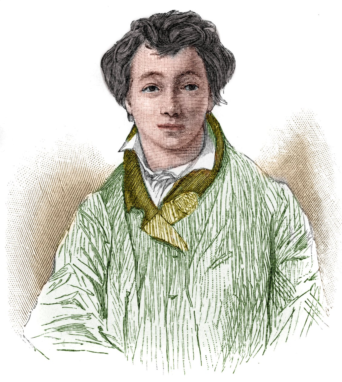 portræt af Christian Johann Heinrich Heine (1797-1856), tysk digter og journalist. af Unknown artist