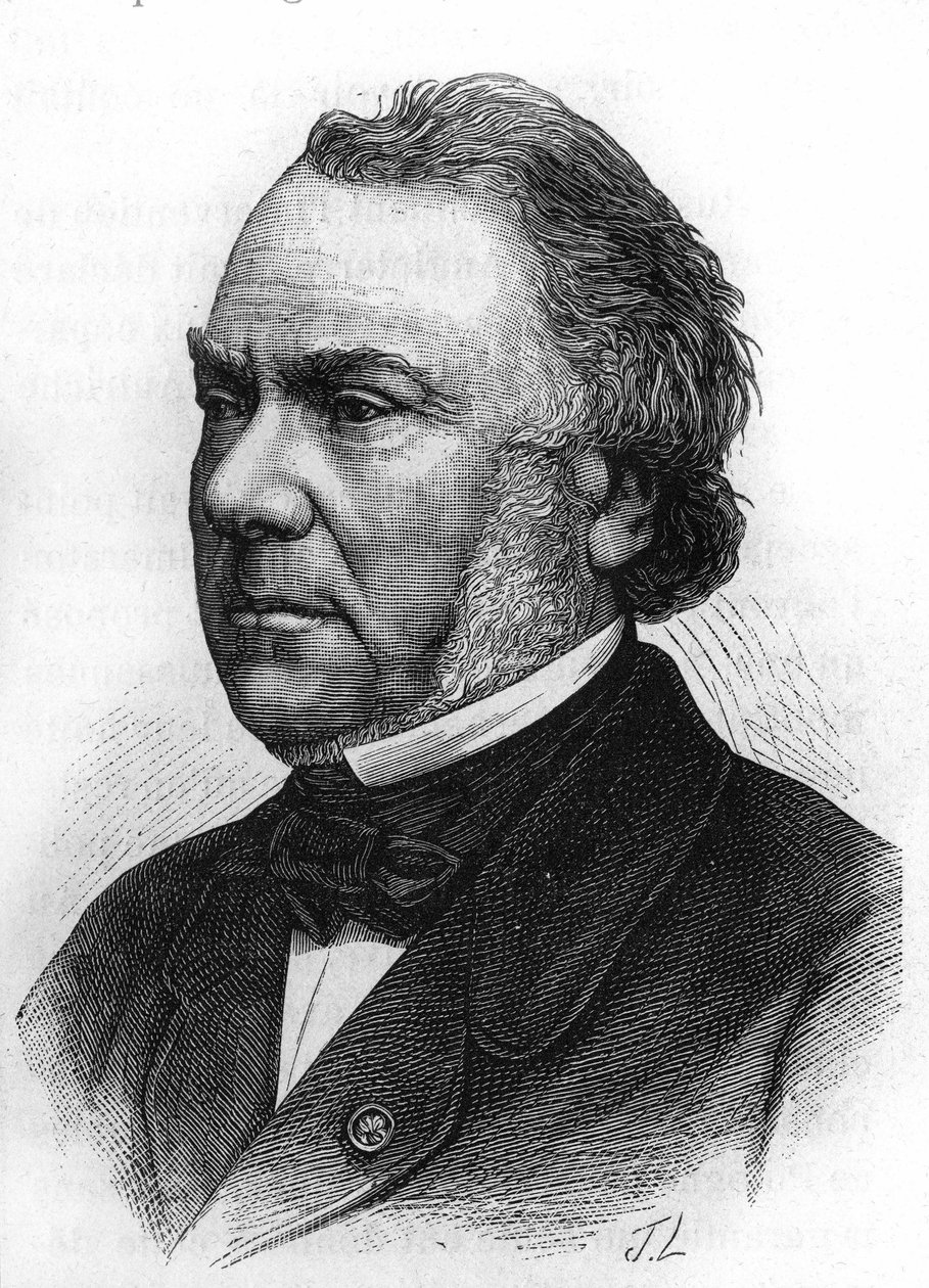 portræt af Claude - Alphonse Delangle. 1797-1869 fransk magistrat og minister. af Unknown artist