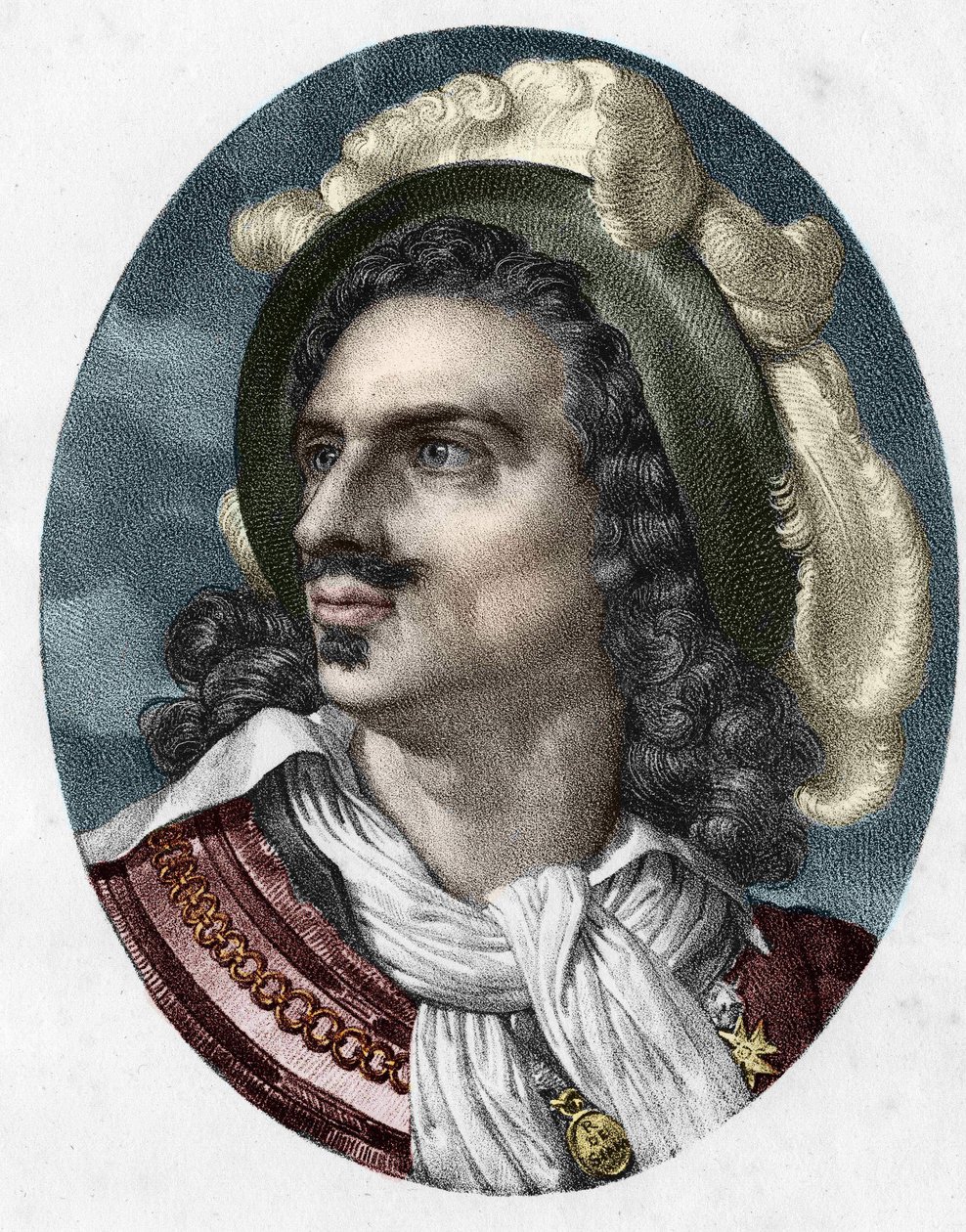 portræt af Claude Forbin, ridder, dengang greve af Forbin, også kendt som Forbin - Gardanne. Fransk fløjleder (1656 til 1733). af Unknown artist