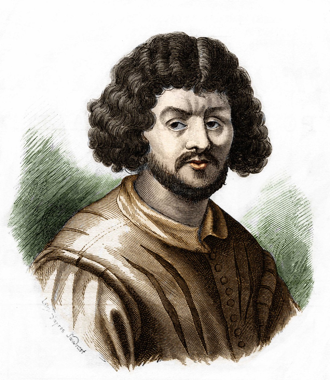 portræt af Claude Gellee, kaldet Lorrain (1600-1682) fransk maler. af Unknown artist