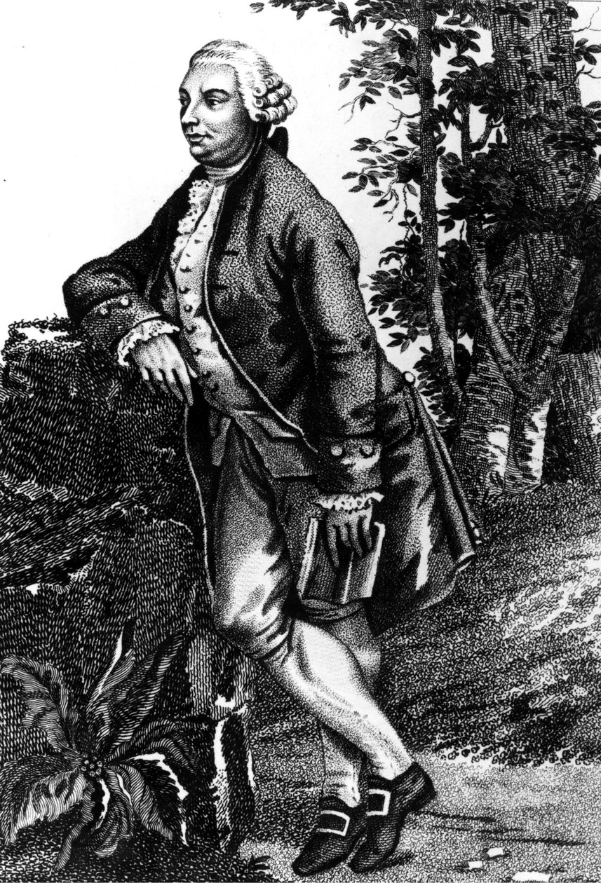 portræt af David Hume. Skotsk filosof (1711 til 1776). af Unknown artist