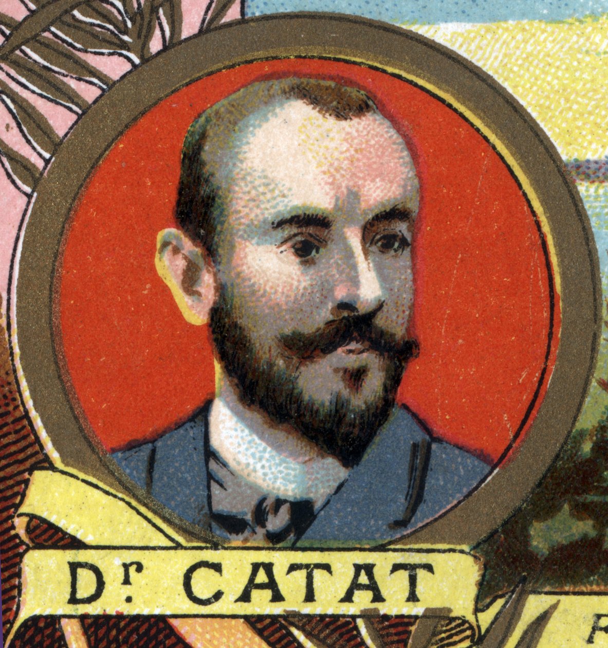 portræt af doktor Louis Catat, fransk opdagelsesrejsende i det 19. århundrede. af Unknown artist