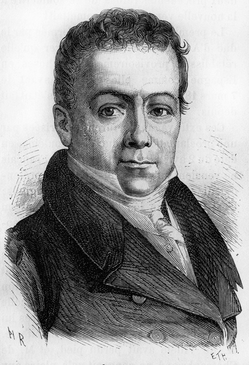 portræt af Gabriel Julien Ouvrard. fransk finansiel 1770 til 1846). af Unknown artist