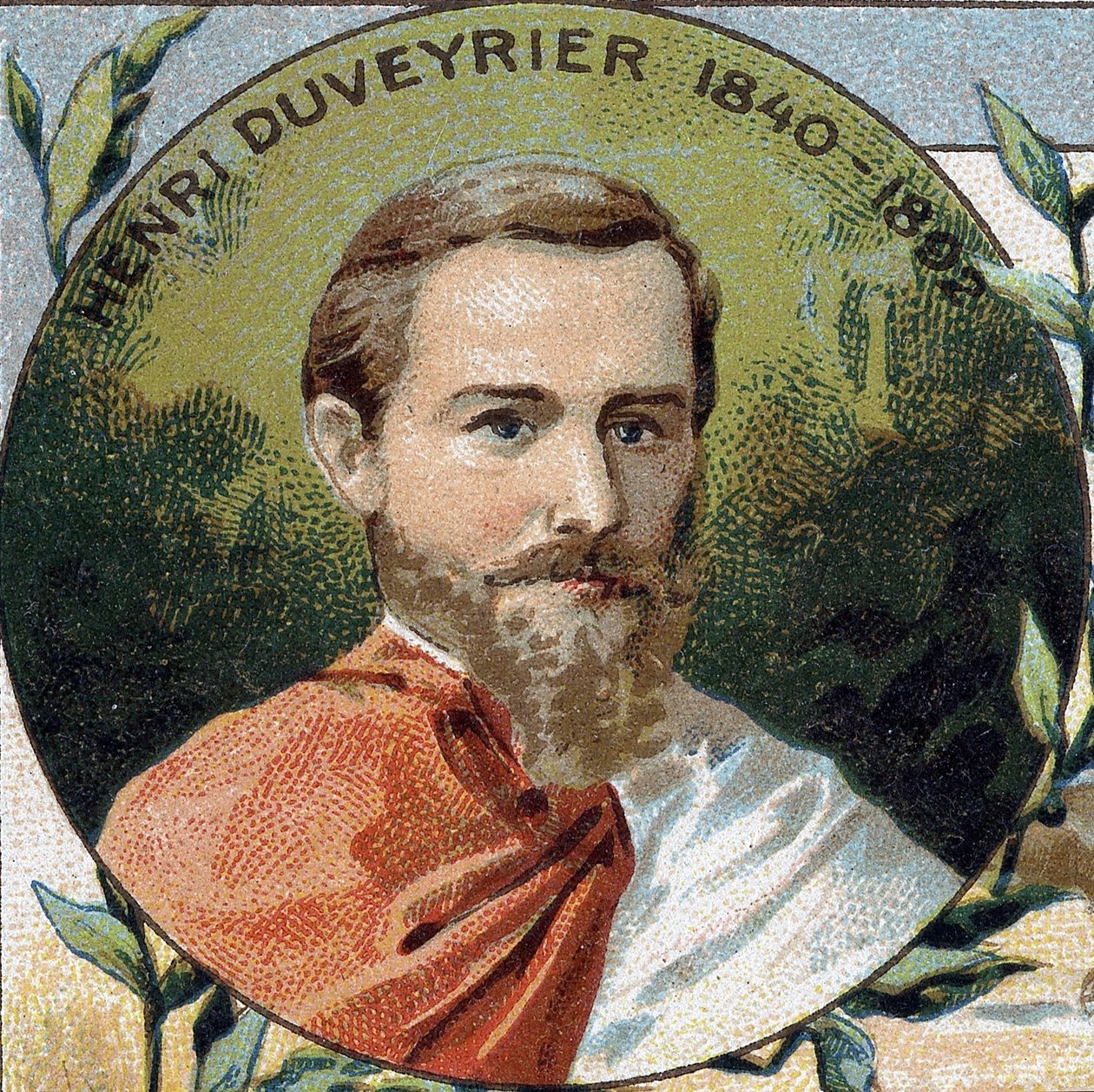portræt af Henri Duveyrier. Fransk geograf og rejsende (1840-1892). af Unknown artist