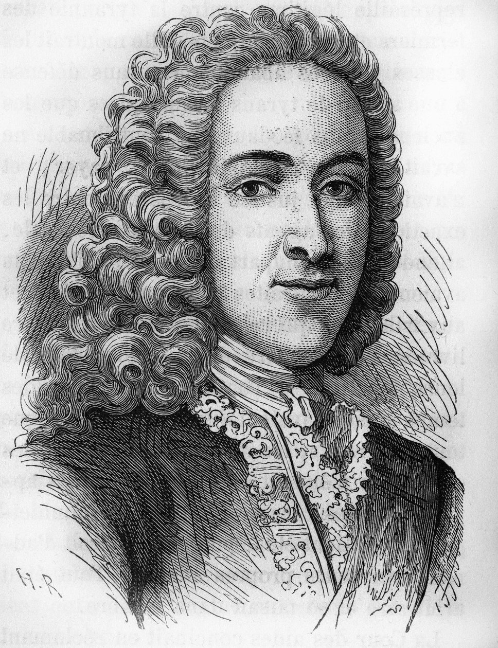 portræt af Jean Frédéric Phelypeaux, greve af Maurepas (1701-1781), fransk statsmand. af Unknown artist