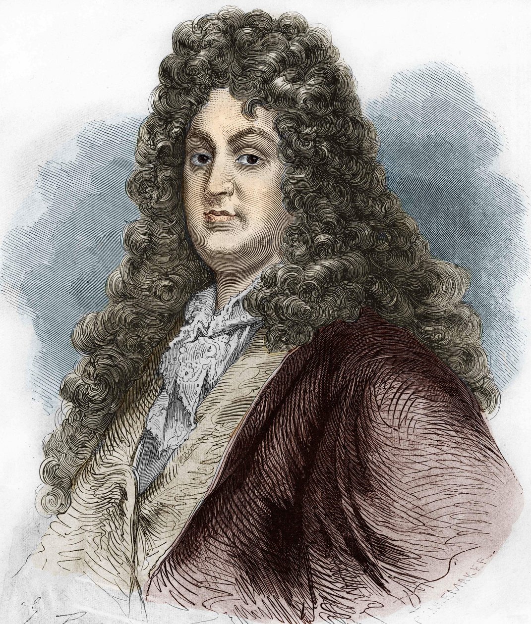 portræt af Jean Racine (1639-1699), fransk tragisk digter. af Unknown artist