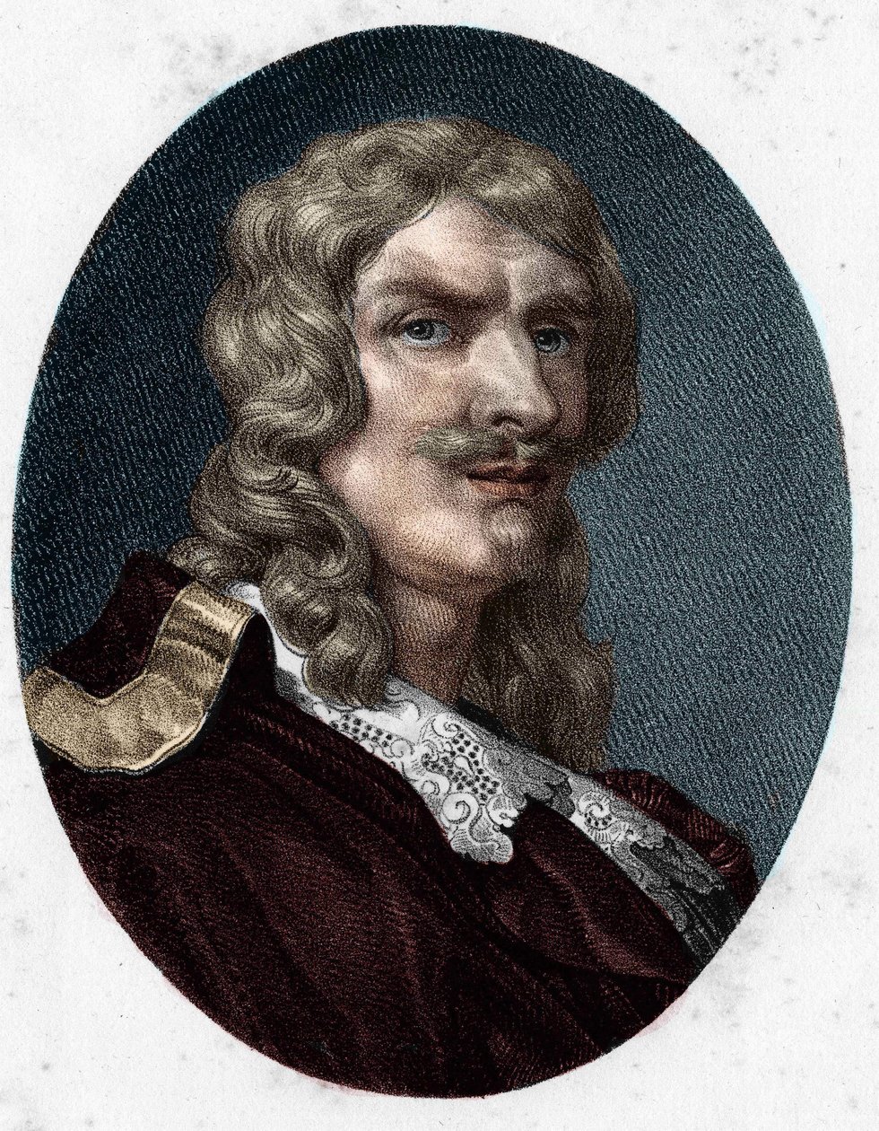 portræt af Jean de Rotrou. fransk dramatiker (1609 til 1650). af Unknown artist