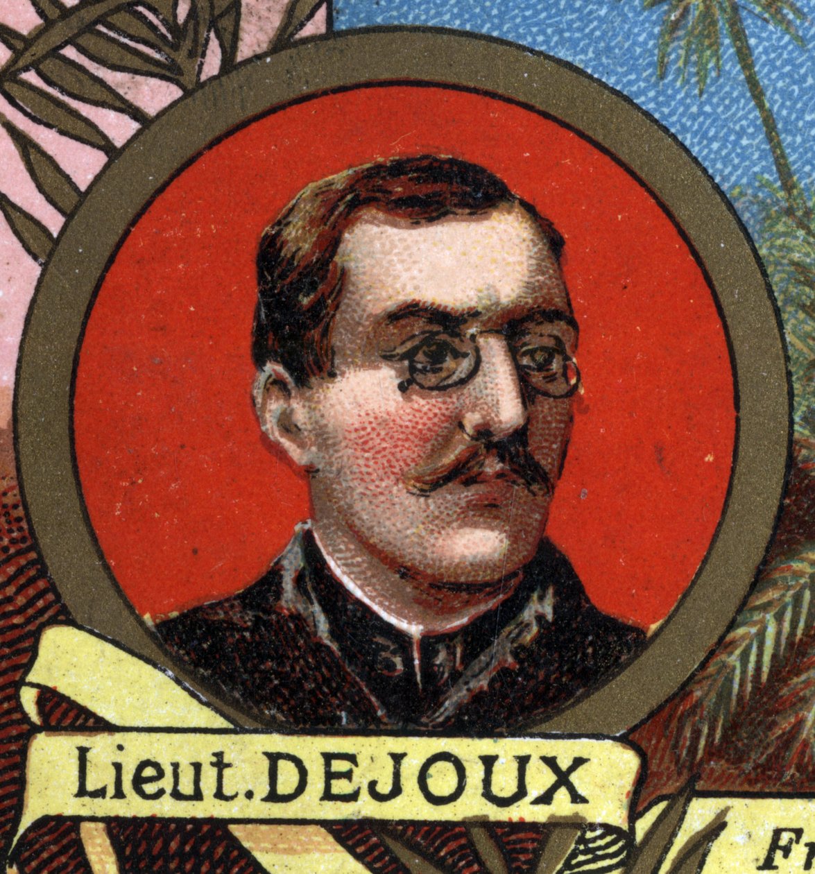portræt af LITTER DEJOUX med ansvar for en geografisk mission til Madagaskar i 1897. af Unknown artist