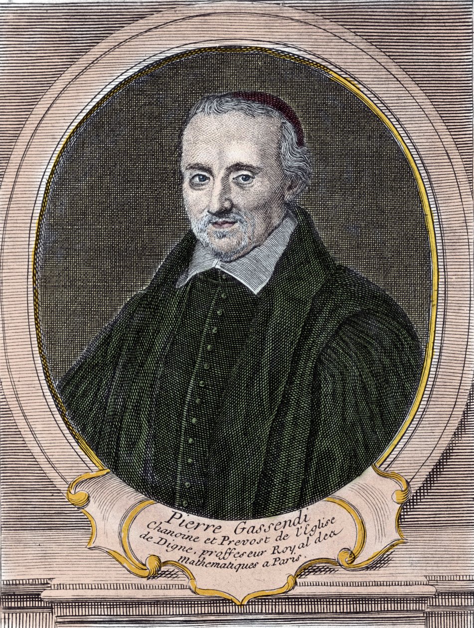 portræt af Pierre Gassendi (1592-1655), fransk filosof, astronom, matematiker og fysiker. af Unknown artist