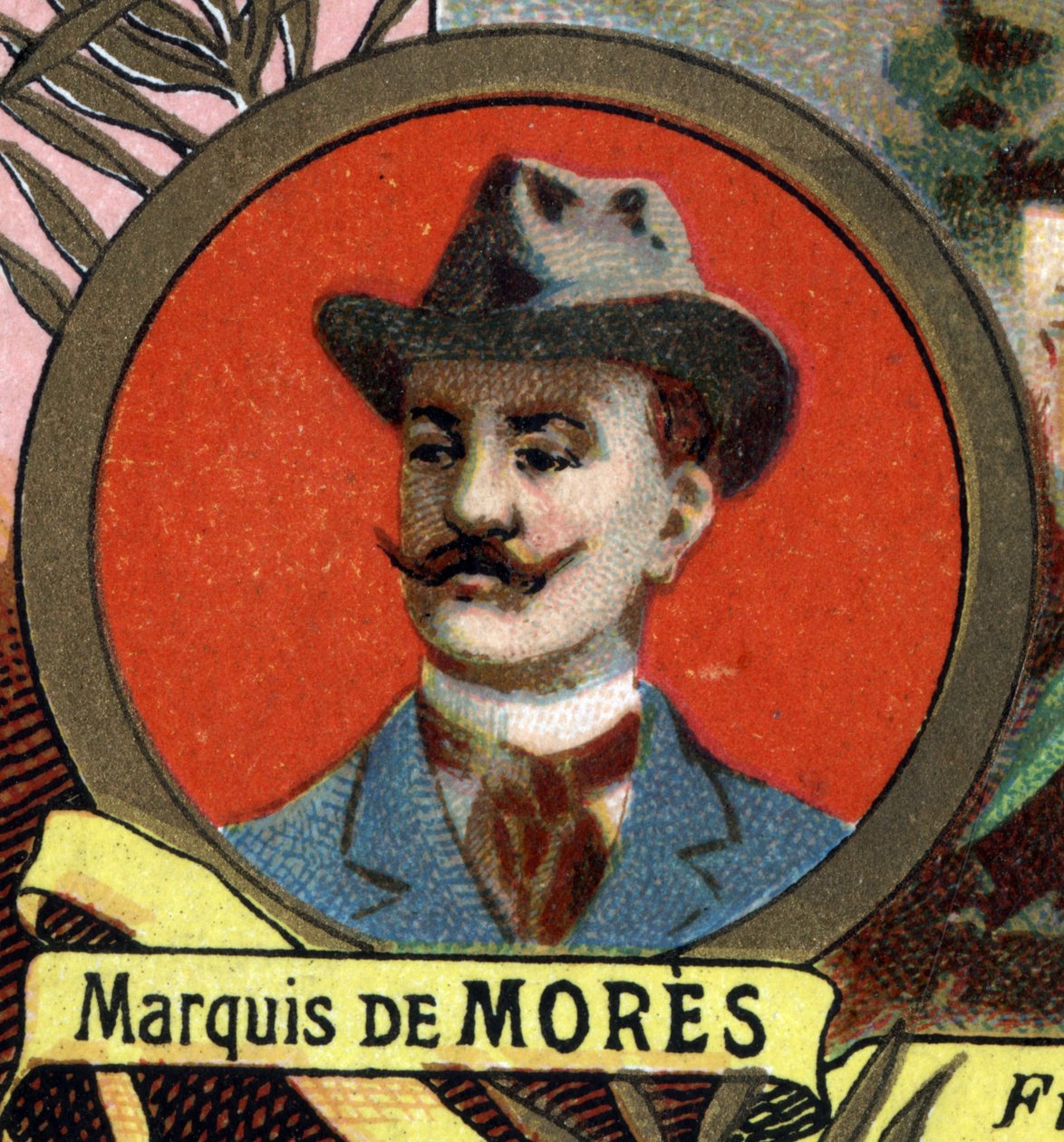 portræt af Marquis de Mores af Unknown artist