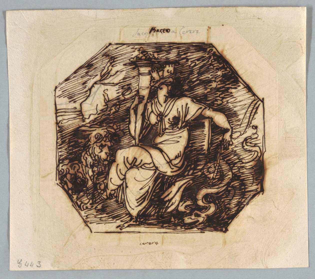 Tegning, Ceres, ca. 1810 af Unknown artistUnknown artist