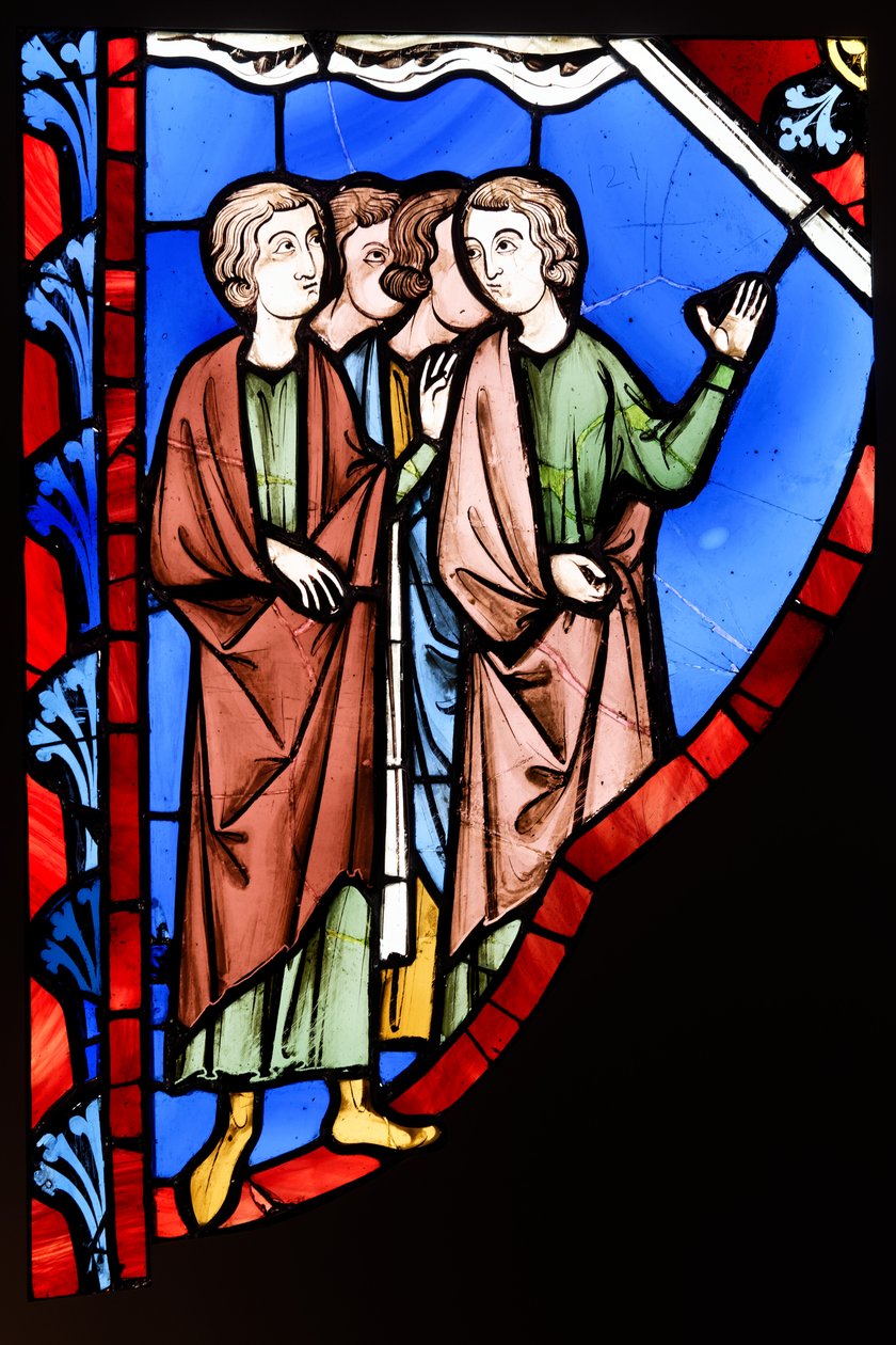 Fire tegn Sainte-Chapelle MNMA ClDS14474 n2 af Unknown artistUnknown artist