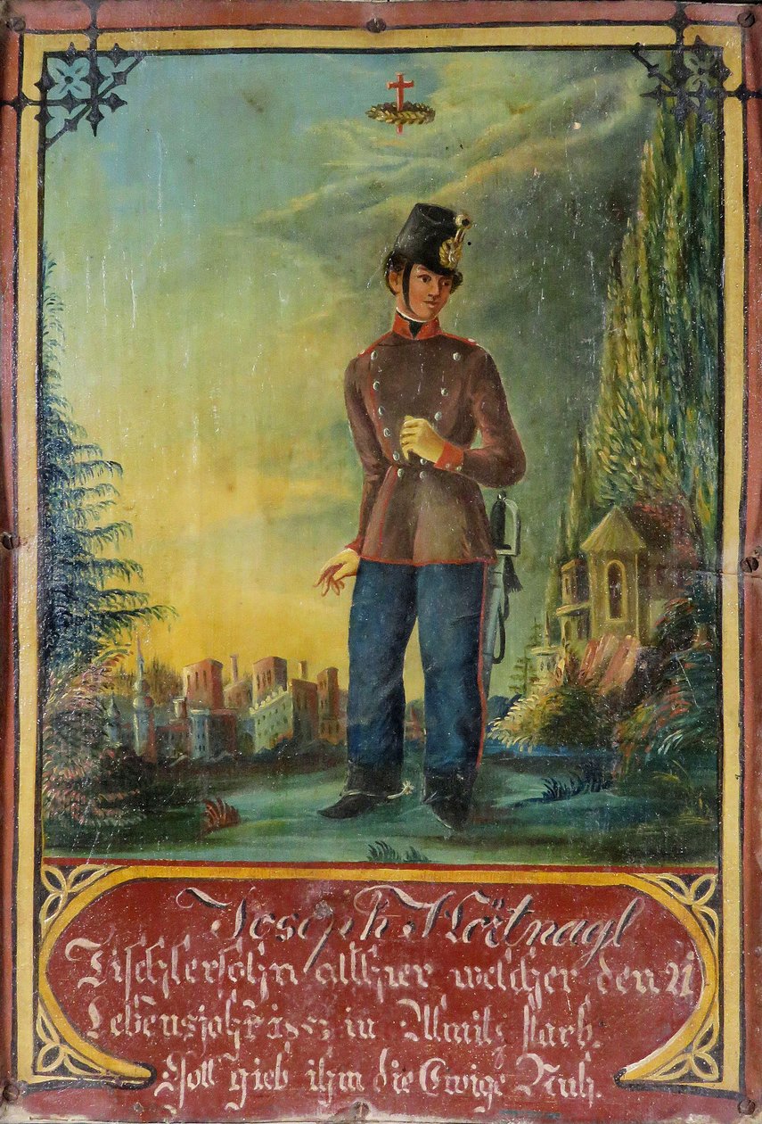 Mindebillede for Joseph Hörtnagl 1853 af Unknown artistUnknown artist
