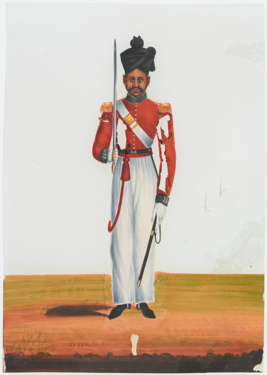 2. Martin Bataljons Subadar, Madras Army af Unknown artist
