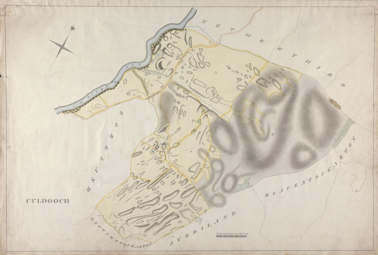 En samling af undersøgelser af skotske godser af jarlen af Selkirk: Culdooch af Unknown artist