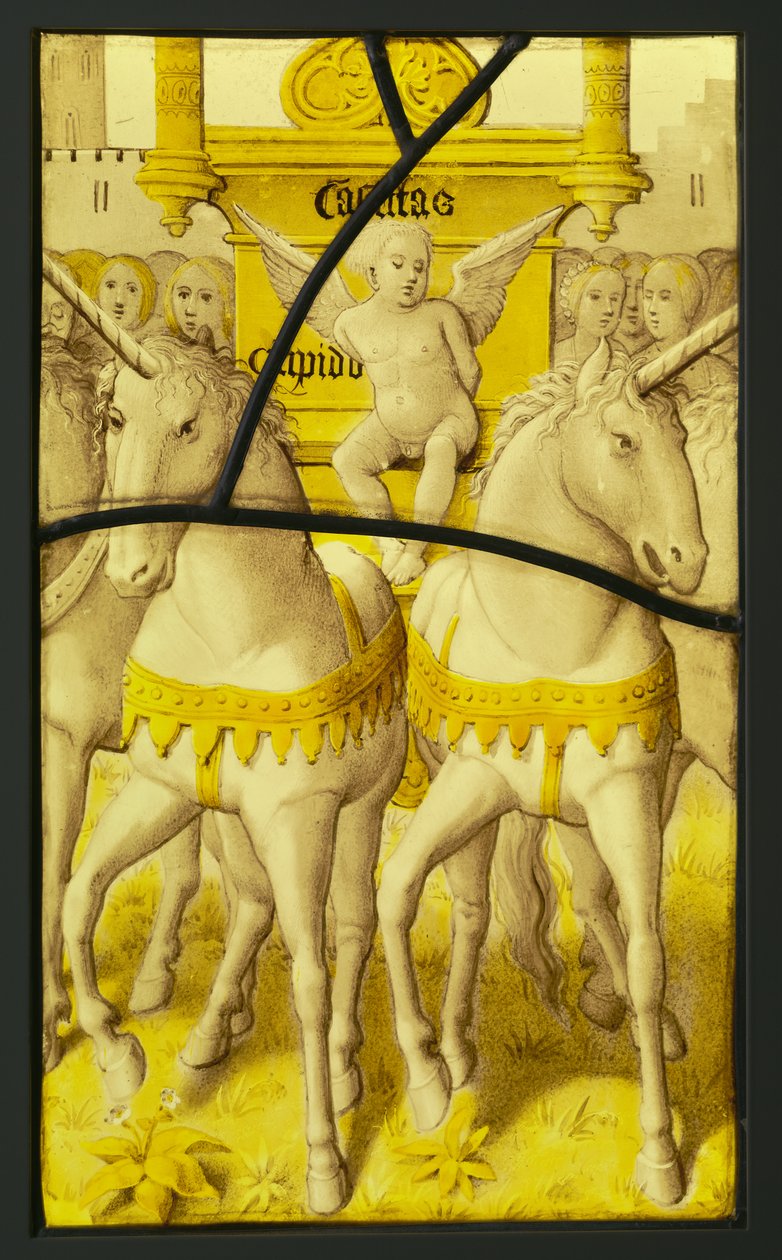 Et fragment fra Kyskhedens triumf over kærligheden af Unknown artist