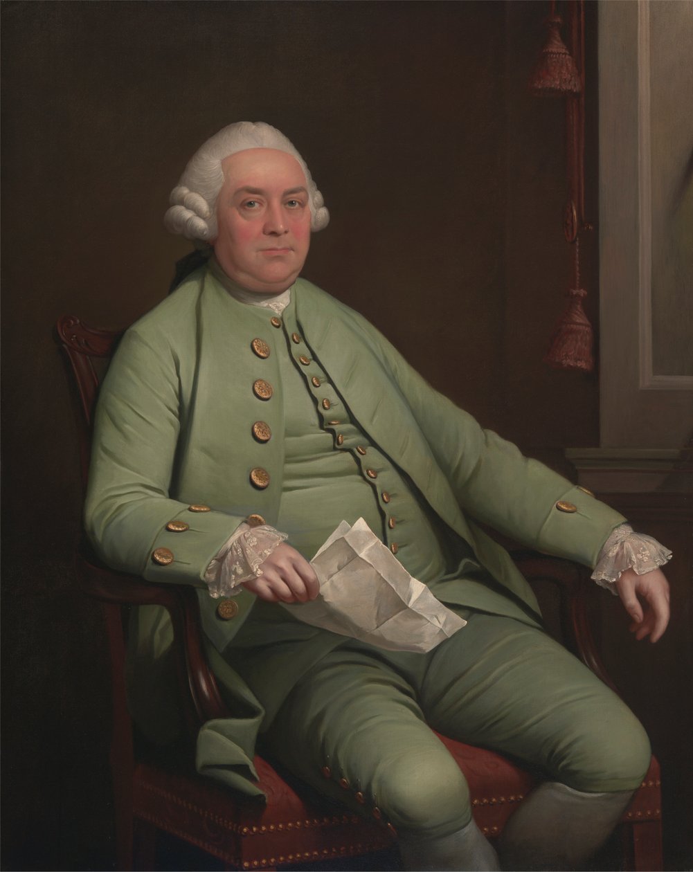 En mand ved navn William Strahan af Unknown artist