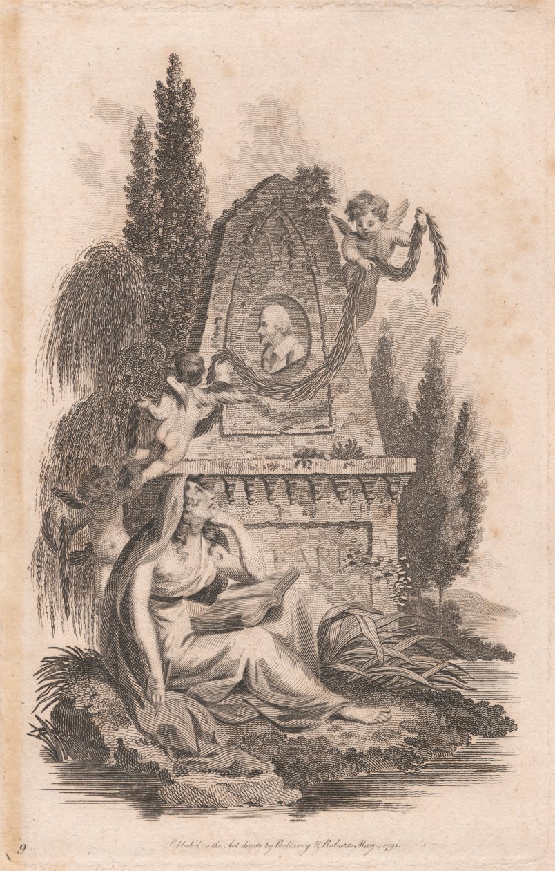 Et mindesmærke for Shakespeare af Unknown artist