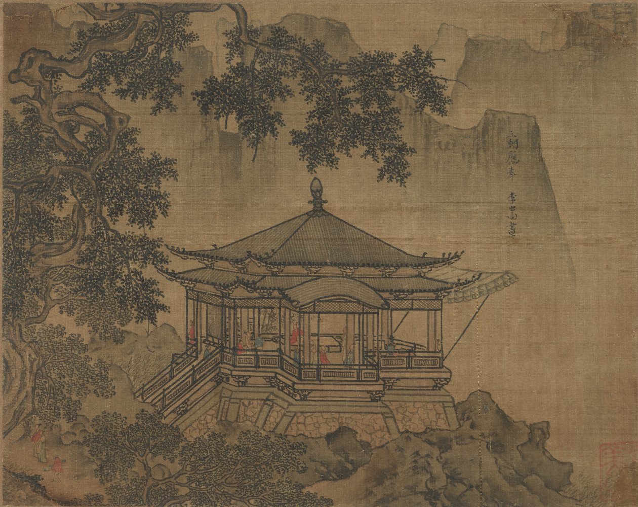 En Pavillon af Unknown artist
