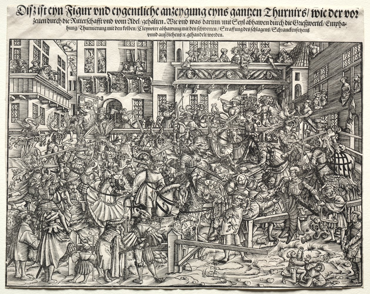 En turnering af Unknown artist