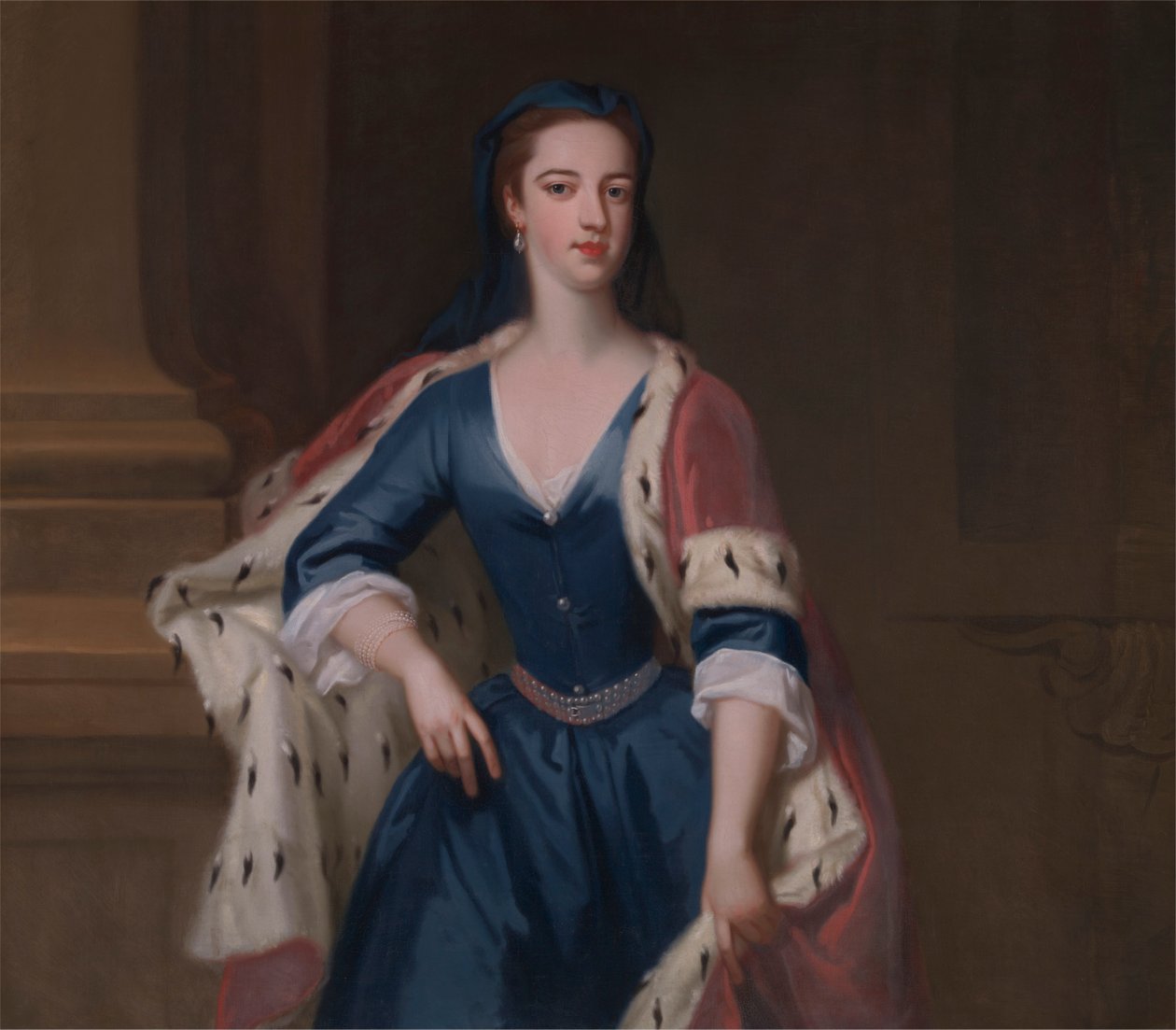 En kvinde, der tidligere troede at være Anne, Lady Cavendish af Unknown artist