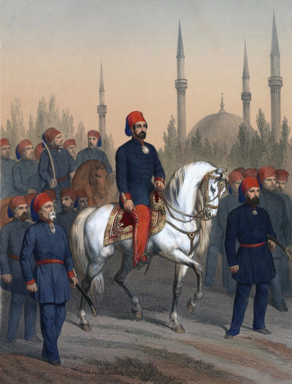 Abdulmecid Idani af Unknown artist