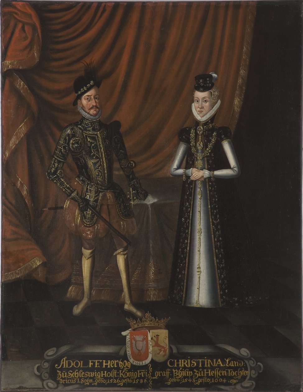 Adolphe de Holstein Gottorp et Christine de Hesse - Hertug Adolf af Holstein-Gottorp af Unknown artist
