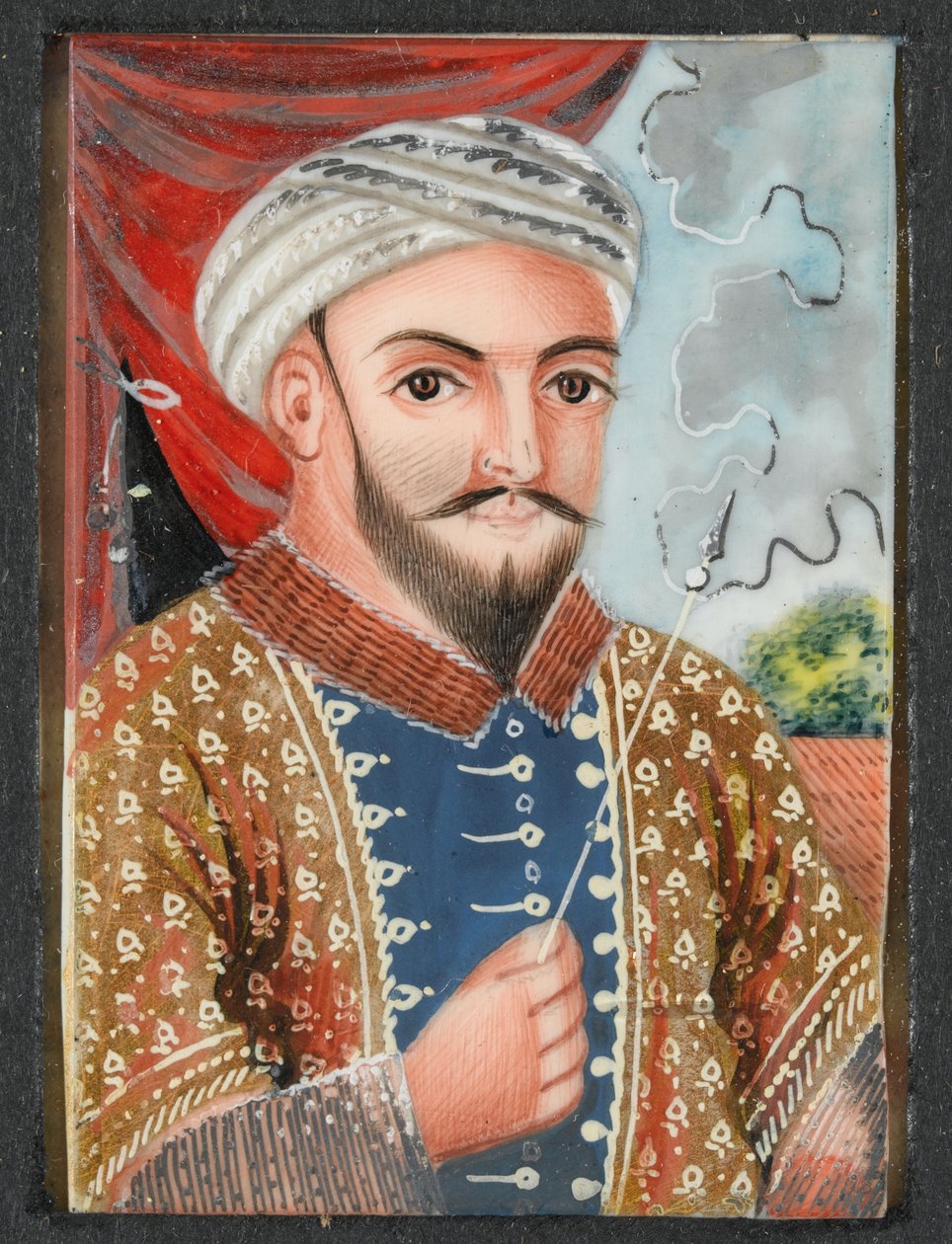 Akbar Khan, søn af Dost Mohammed, hersker over Afghanistan af Unknown artist