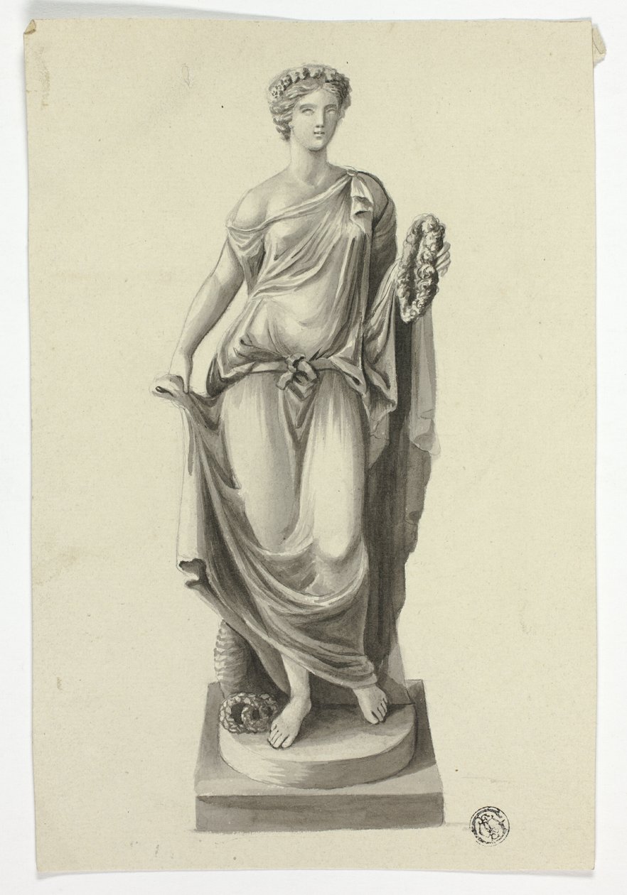Allegorisk Figur efter Flora Farnese af Unknown artist