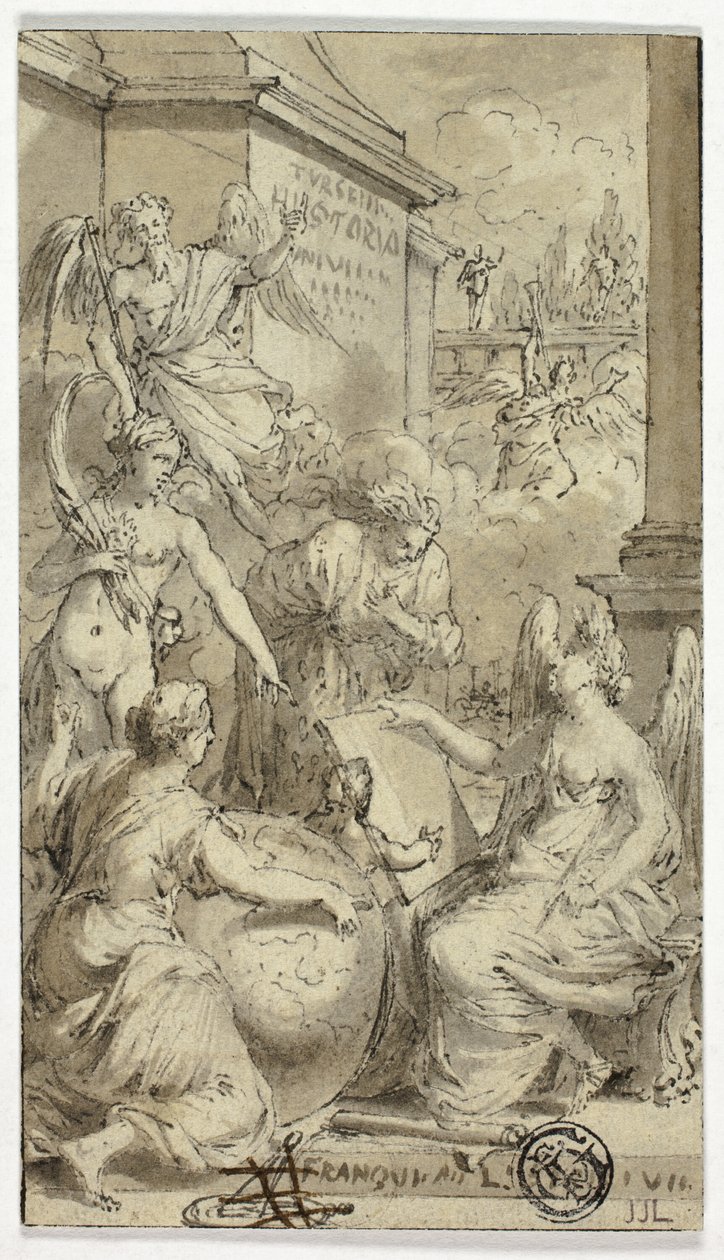 Allegori af historien af Unknown artist