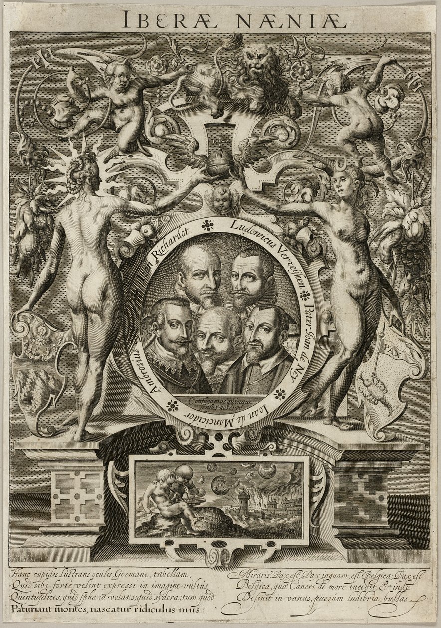 Allegori om det nytteløse i fredsforhandlinger med Spanien af Unknown artist
