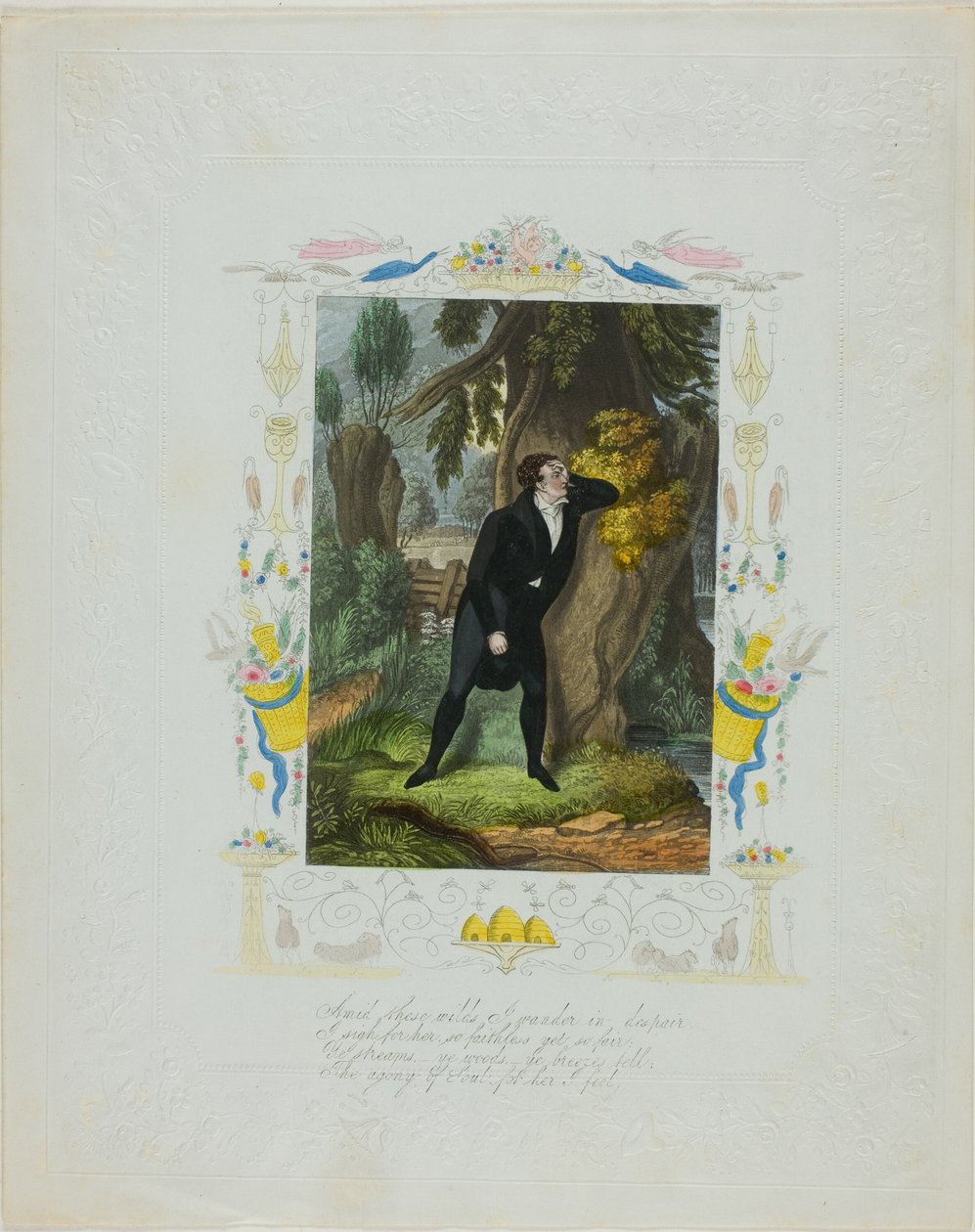 Midt i disse vildmarker vandrer jeg i fortvivlelse (valentin) af Unknown artist