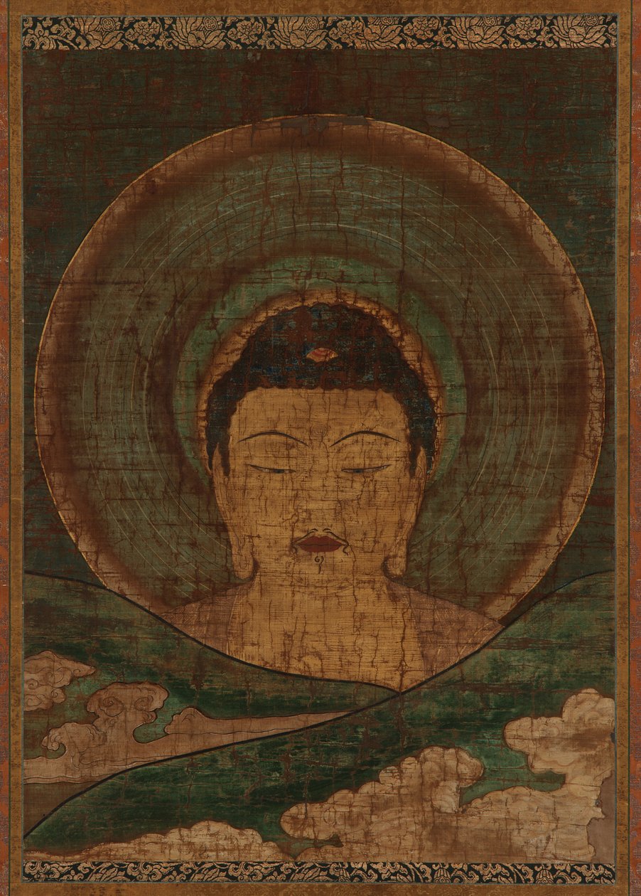 Amitabha hæver sig over bakkerne af Unknown artist