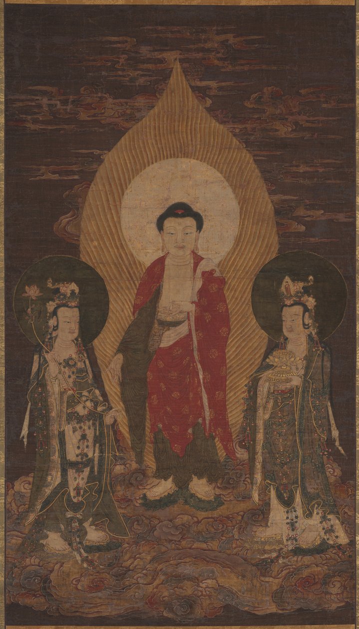 Amitābha-triaden af Unknown artist