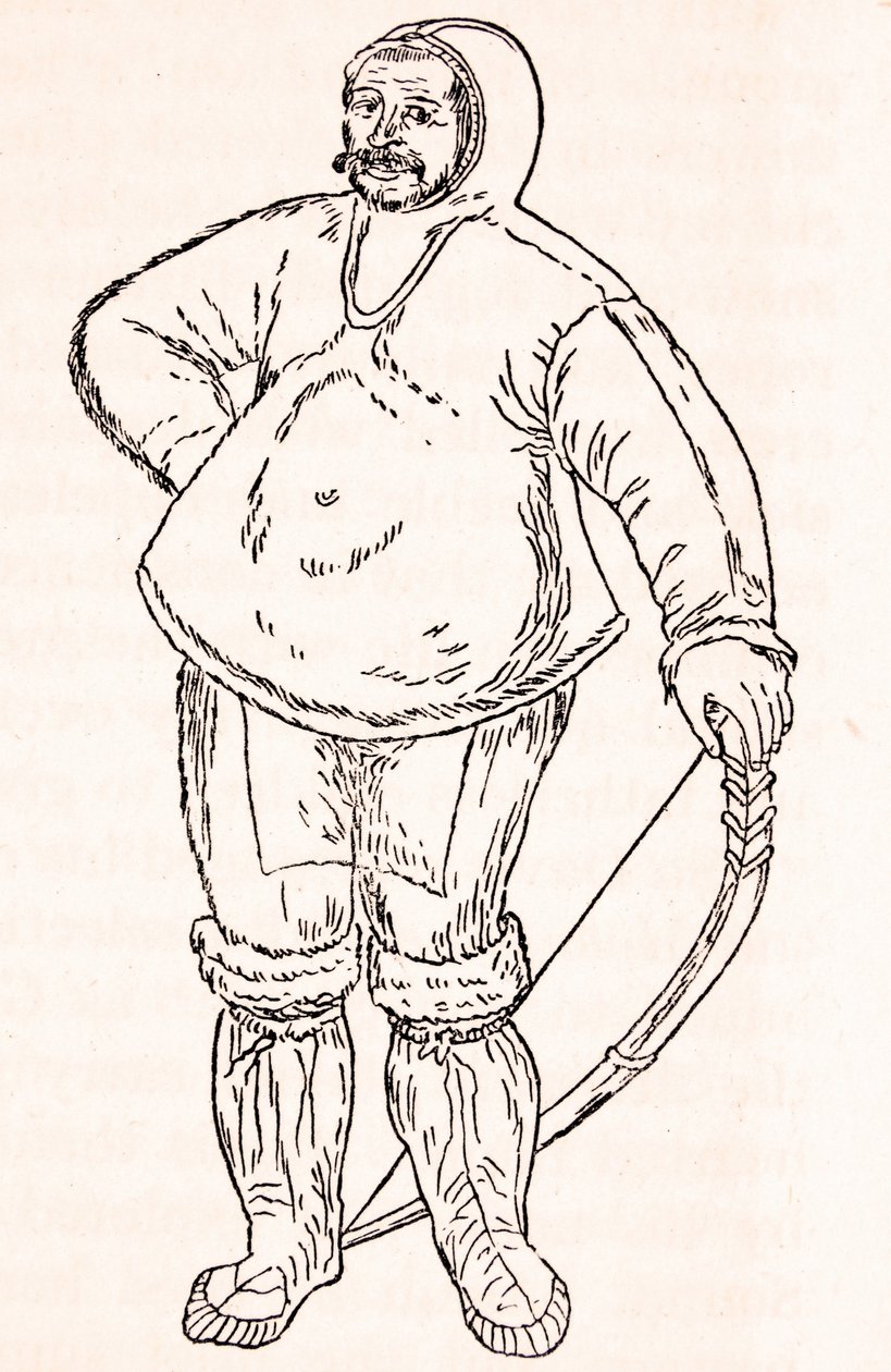 En eskimo - efter en akvareltegning af John White af Unknown artist